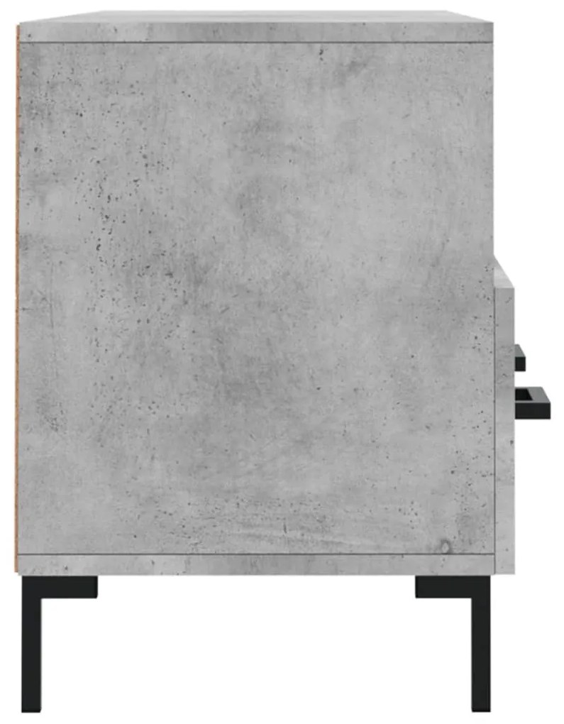 Móvel p/ TV 102x36x50 cm madeira processada cinzento cimento