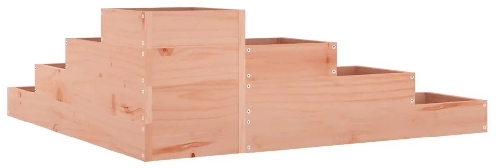 Floreira com 4 níveis 106x104,5x36 cm madeira de douglas maciça