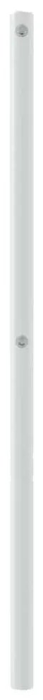Cabeceira de cama 150 cm metal branco