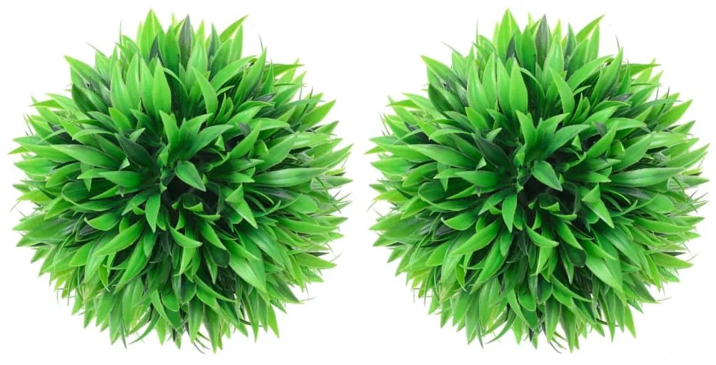 vidaXL Bolas de buxos artificiais 2 pcs 30 cm
