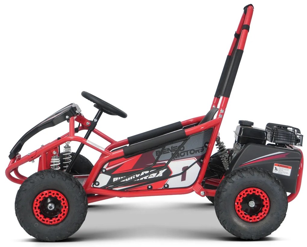 Buggy Kart a gasolina para crianças Motors BUGGY RSX - 98 cm³ Vermelho