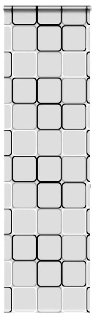 vidaXL Rolo de Duche Estores com 70x240 cm Largura Tecido 66 cm