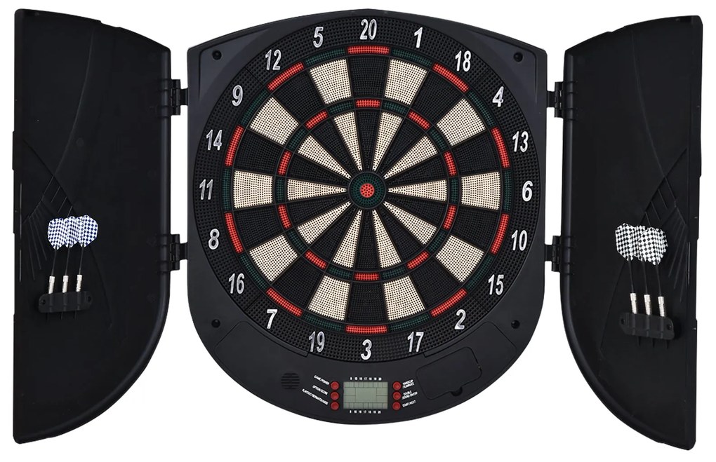 Alvo Eletrónico Digital com 6 Dardos até 8 Jogadores Marcador Portas L