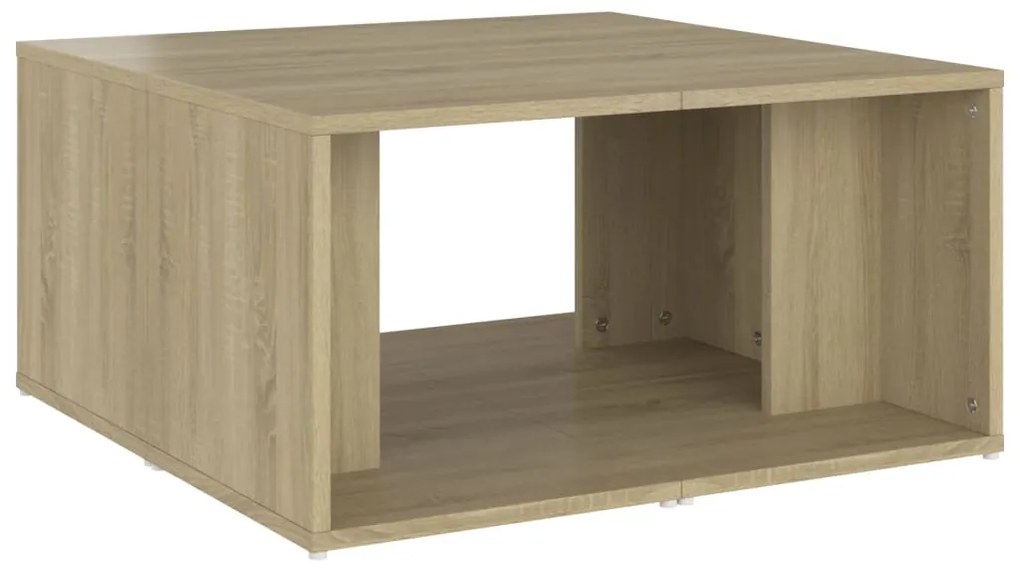 Mesas de centro 4 pcs derivados de madeira carvalho sonoma