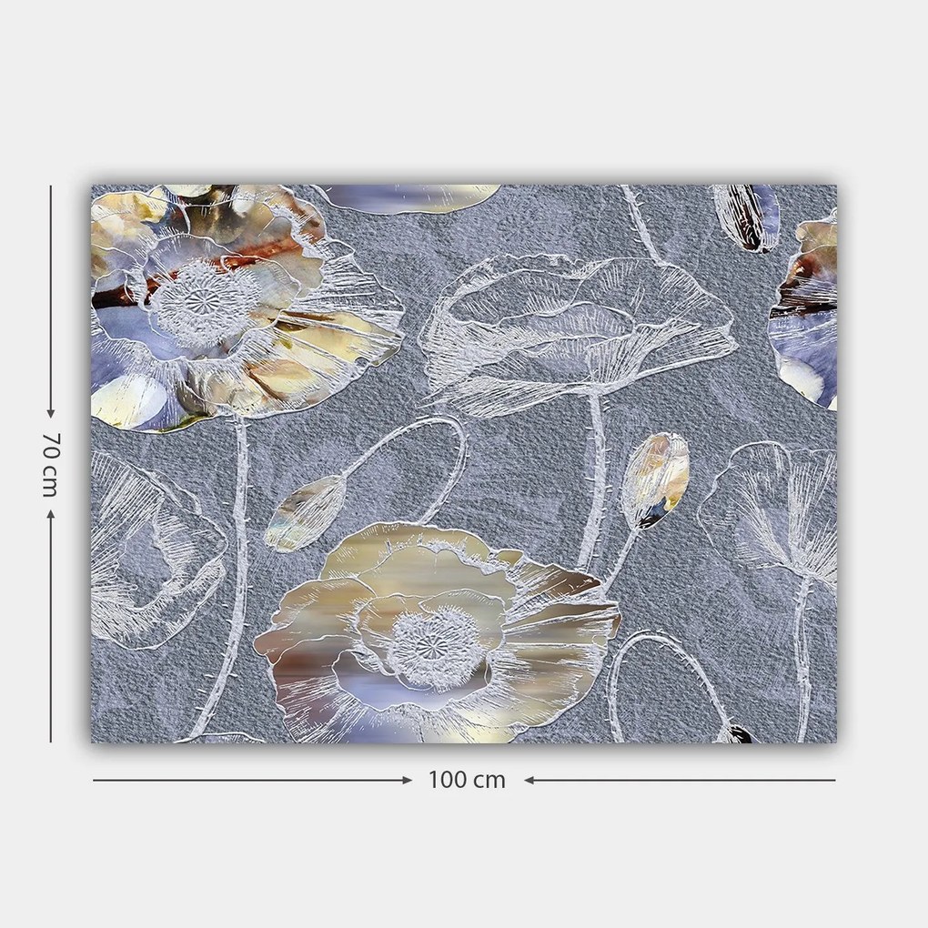 Pintura Decorativa em Tela 1061853800_70100 – Multicolor – 70 x 100 cm