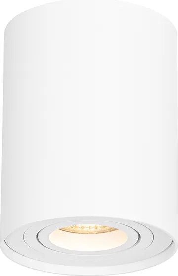 Conjunto de 4 focos de teto modernos brancos giratórios e inclináveis - Rondoo Up