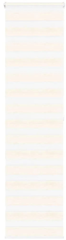 vidaXL Cortina de zebra 60x200 cm largura do tecido 55,9 cm poliéster