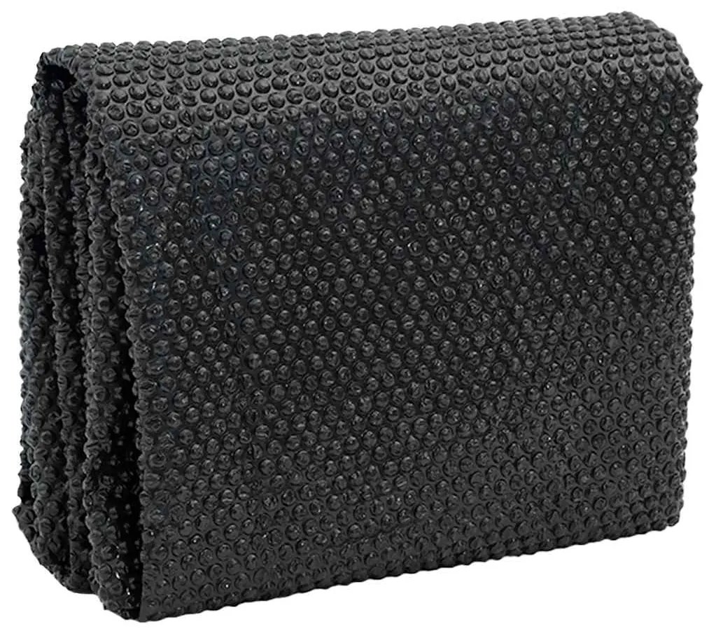 Película p/ piscina PE solar flutuante 975x488 cm preto e azul