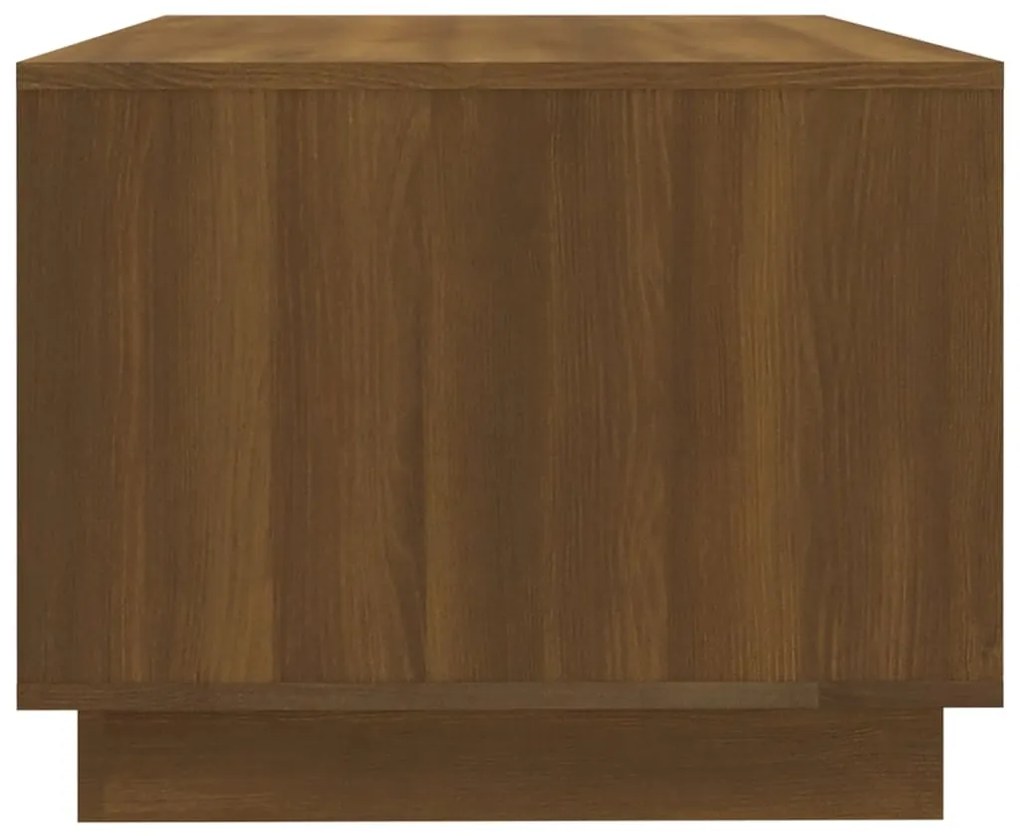 Mesa centro 102x55x43 cm derivados de madeira carvalho castanho