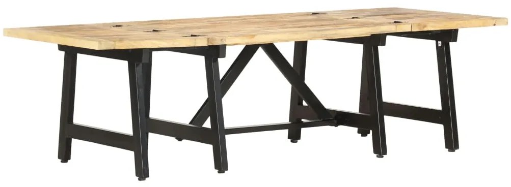 vidaXL Mesa de centro extensível 160x70x45 cm madeira mangueira maciça