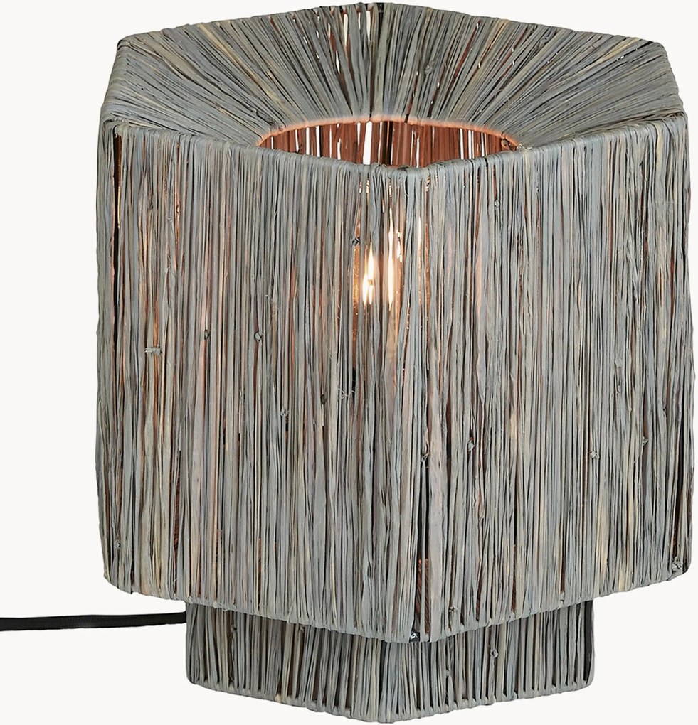 Candeeiro de mesa em ráfia Panama