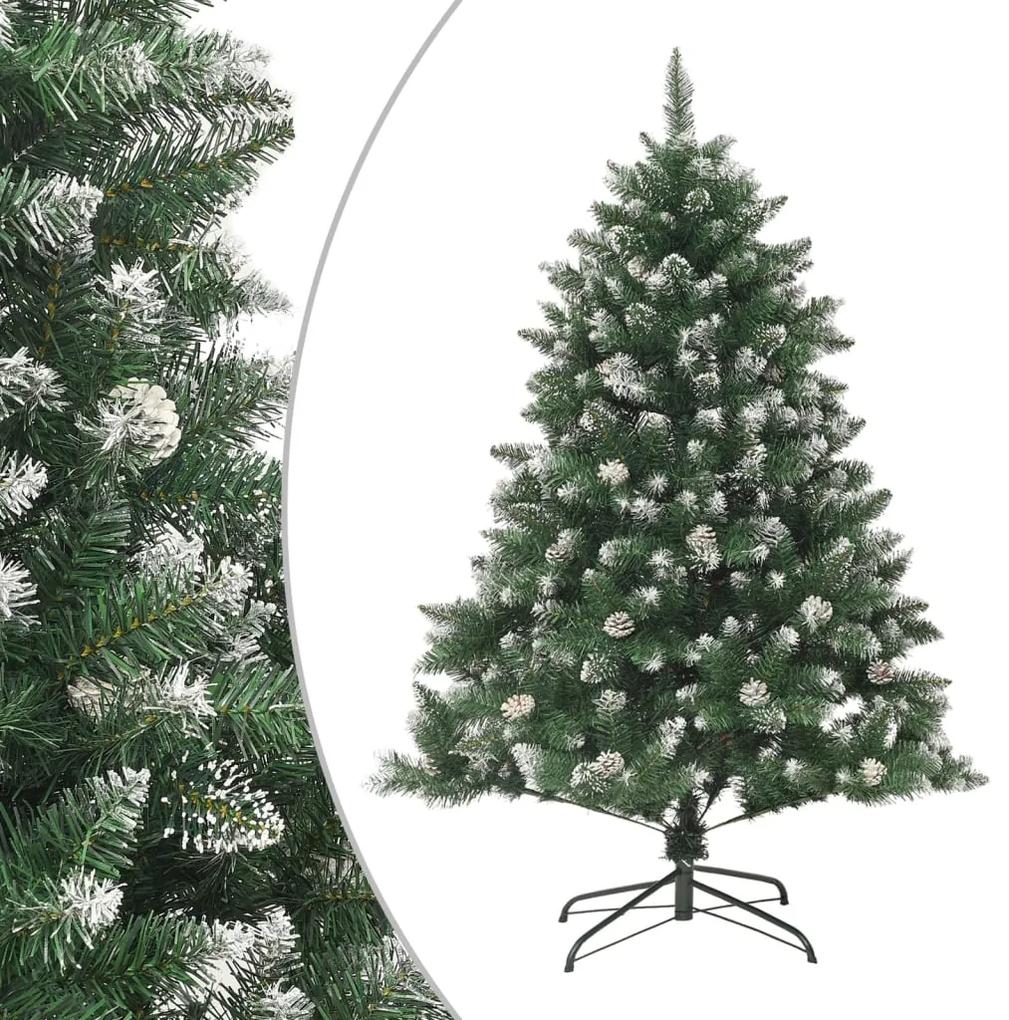 Árvore de Natal artificial com suporte 120 cm PVC