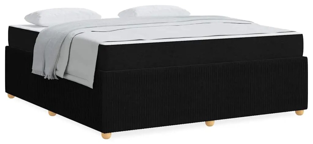 Estrutura da Cama Outros Preto 180 x 200 cm tecido