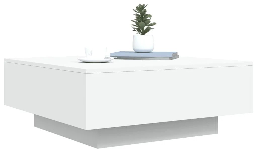 Mesa de centro 80x80x31 cm contraplacado branco