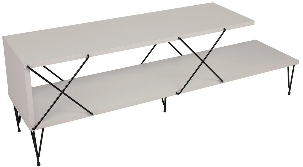Móvel TV Street – Branco – 120 cm x 40 cm x 30 cm