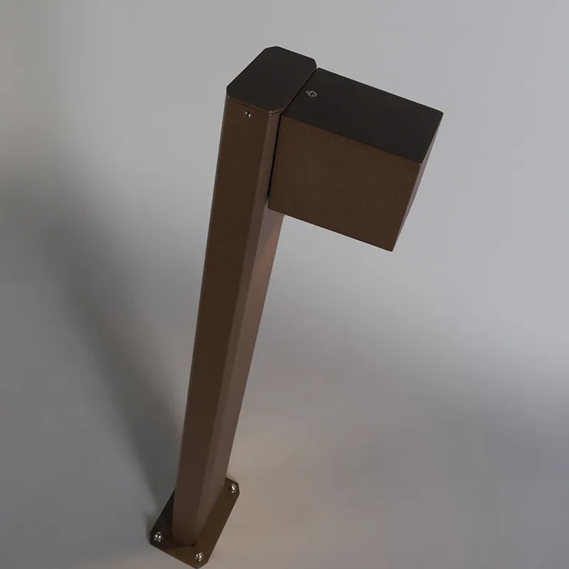 LED Candeeiro de pé exterior inteligente 65 cm castanho ferrugem IP44 com Wi-Fi GU10 - Baleno Moderno,Country / Rústico