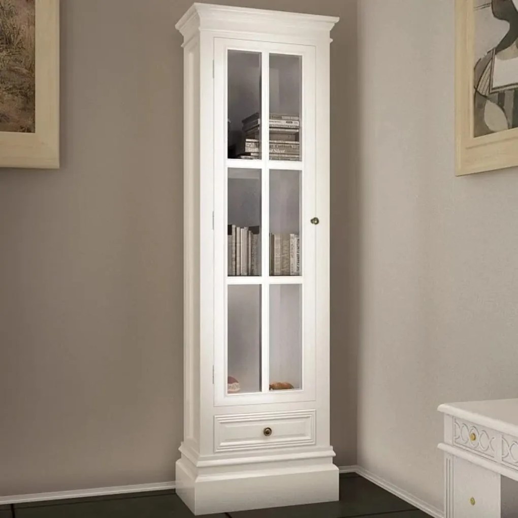 Estante com 3 prateleiras elegante madeira branco