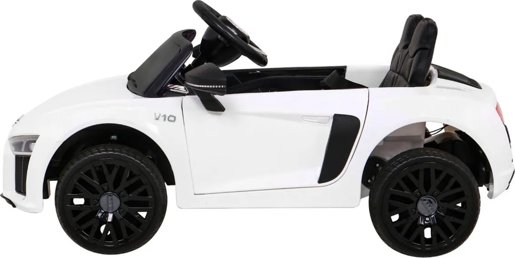 Carro elétrico para Crianças 12V Audi R8 Rodas de EVA Branco