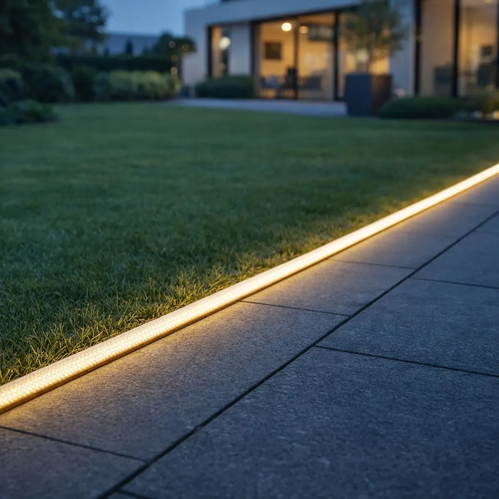 Cordão de luzes branco com ficha 3m incluindo LED regulável em Kelvin IP44 - Ropy