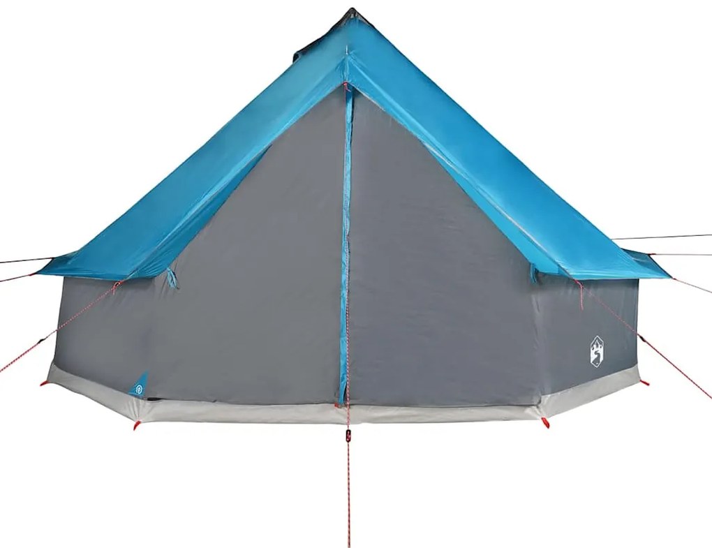Tenda familiar tipi para 10 pessoas impermeável azul
