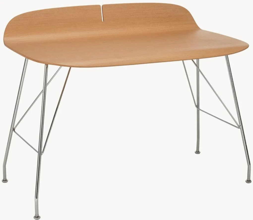 Secretária com tampo de madeira Earl