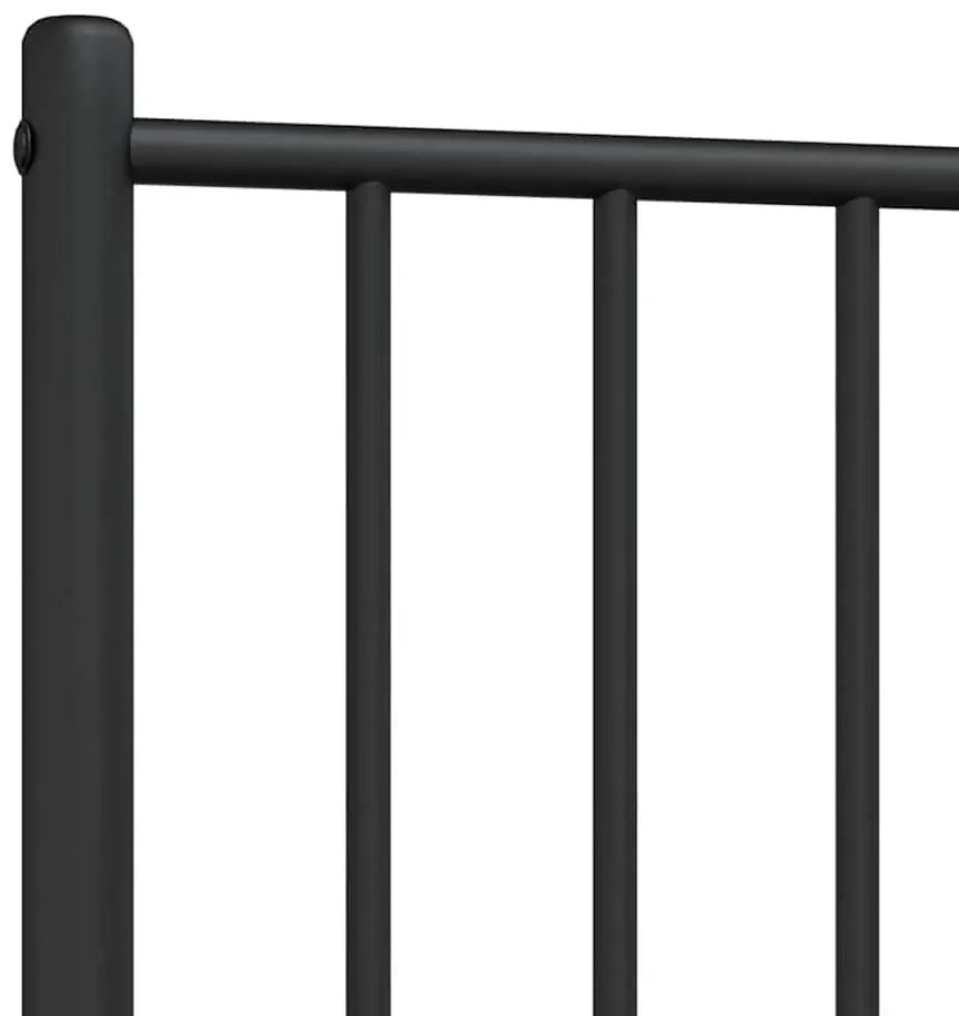 Cabeceira de cama 100 cm metal preto