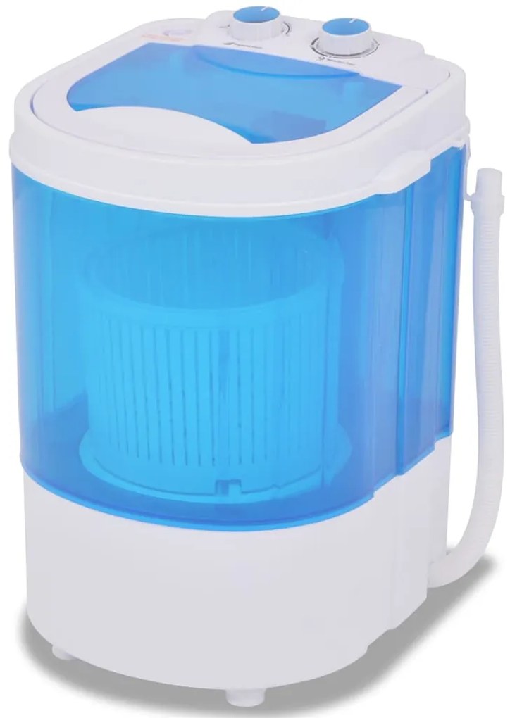 vidaXL Mini máquina de lavar roupa tambor único 2,6 kg