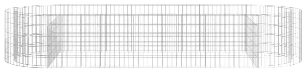 Canteiro elevado/cesto gabião 300x100x50 cm ferro galvanizado