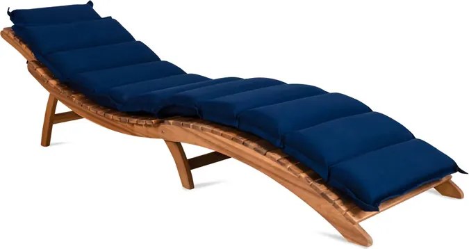 Almofada para espreguiçadeira (NÃO INCLUÍDA) 183 x 56 x 7 cm Azul