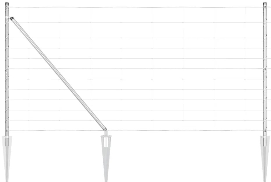 Cerca de Campo 1,2 x 50 m em Aço Galvanizado