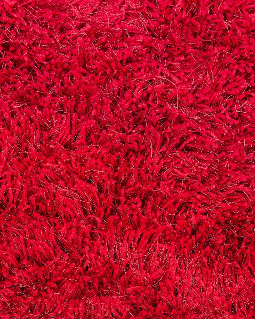 Tapete vermelho 160 x 230 cm CIDE Beliani