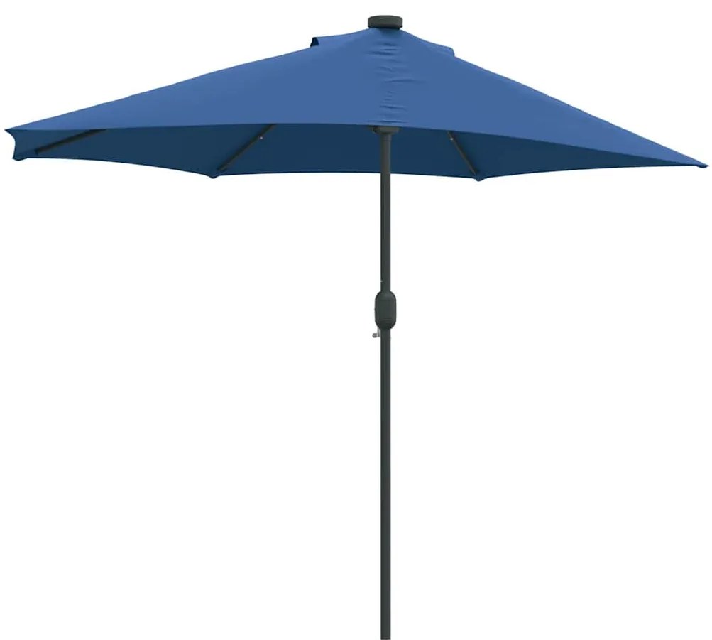Guarda-sol de Jardim Azul Azur 294 x 150 x 224 cm tecido