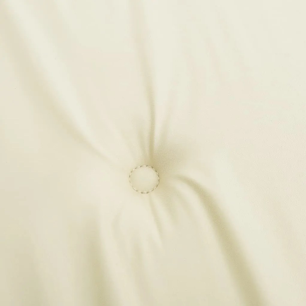 Almofadões lombares p/ cadeiras de jardim 2pcs oxford creme