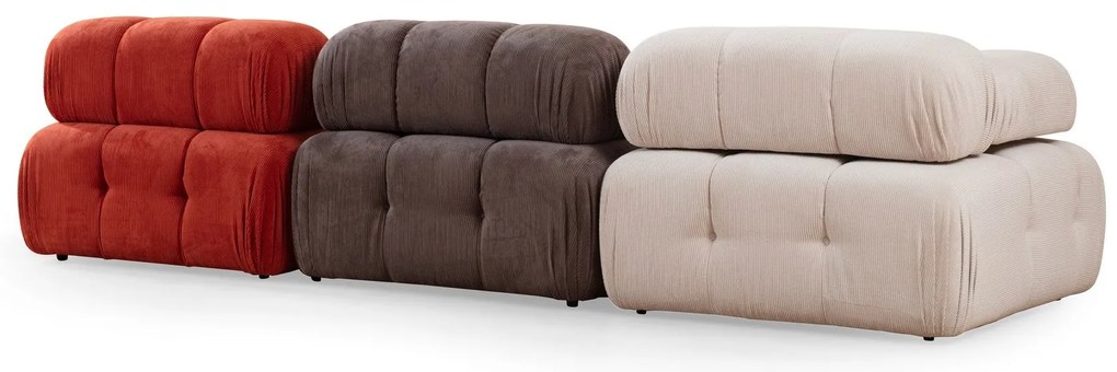 Sofá de 3 Lugares Doblo – Vermelho – 300x100x80 cm