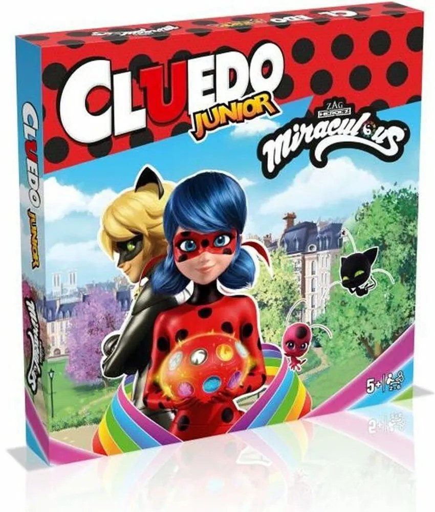 Jogo de Mesa Winning Moves Cluedo Junior Miraculous (fr)