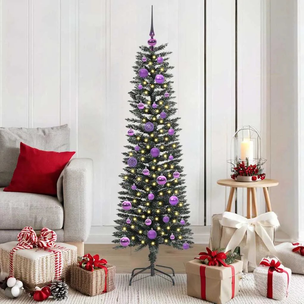 vidaXL Árvore de Natal Artificial Verde 150 cm PVC, Plástico e Aço
