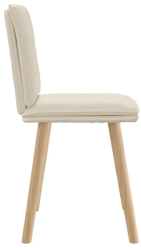 Cadeiras de jantar 2 pcs linho