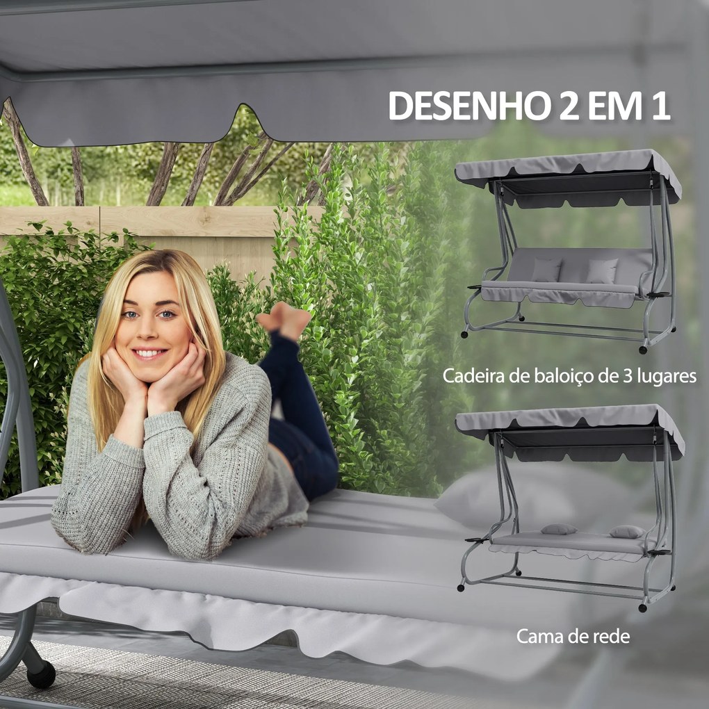 Banco Baloiço de Jardim Banco Baloiço de 3 Lugares Baloiço de Jardim C