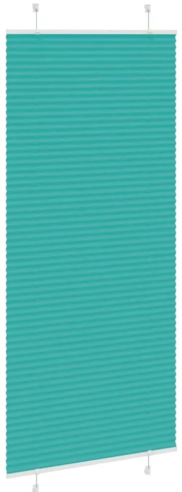 Gasolina verde Plissada Cega 90x200 cm Largura Tecido 89,4 cm