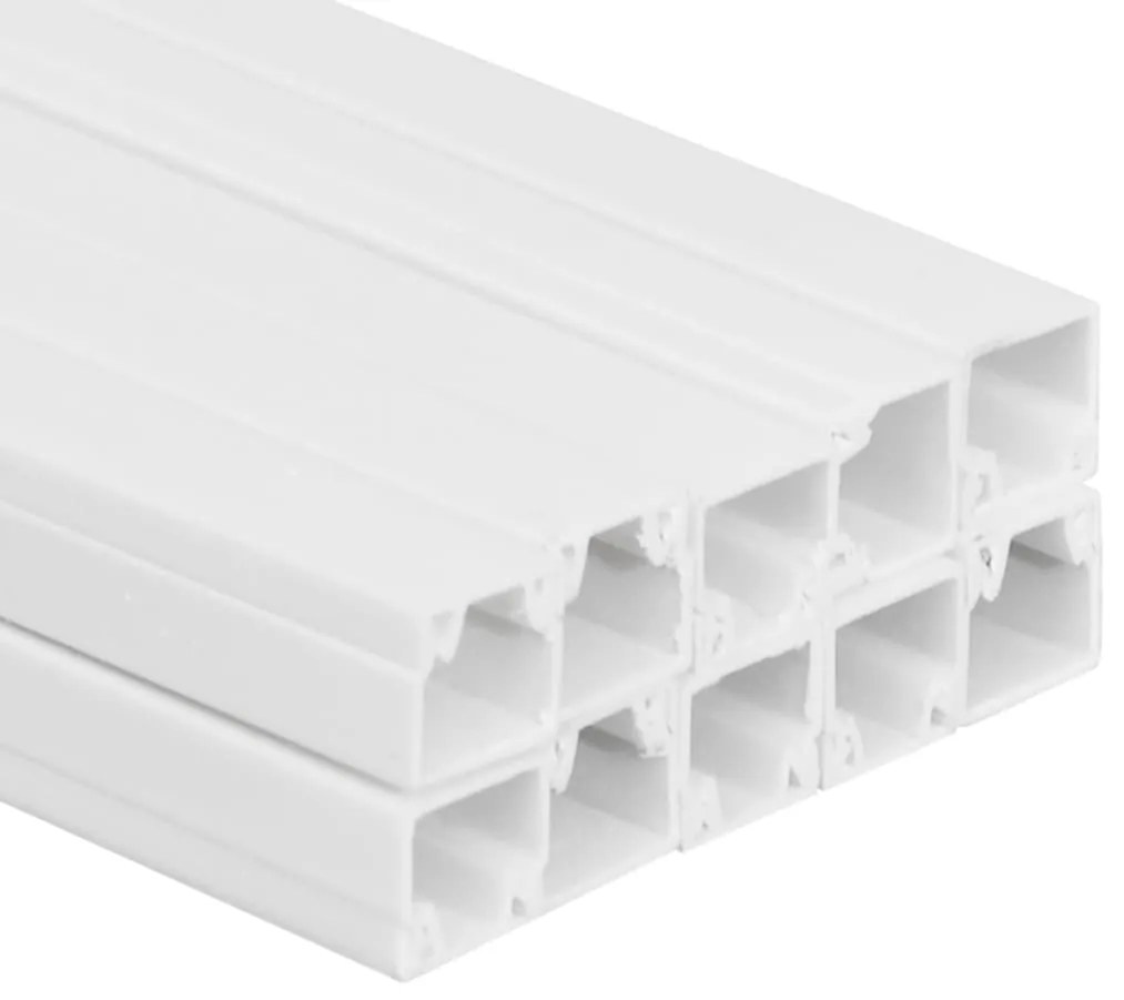 Calhas para cabos 30x20 mm 10 m PVC