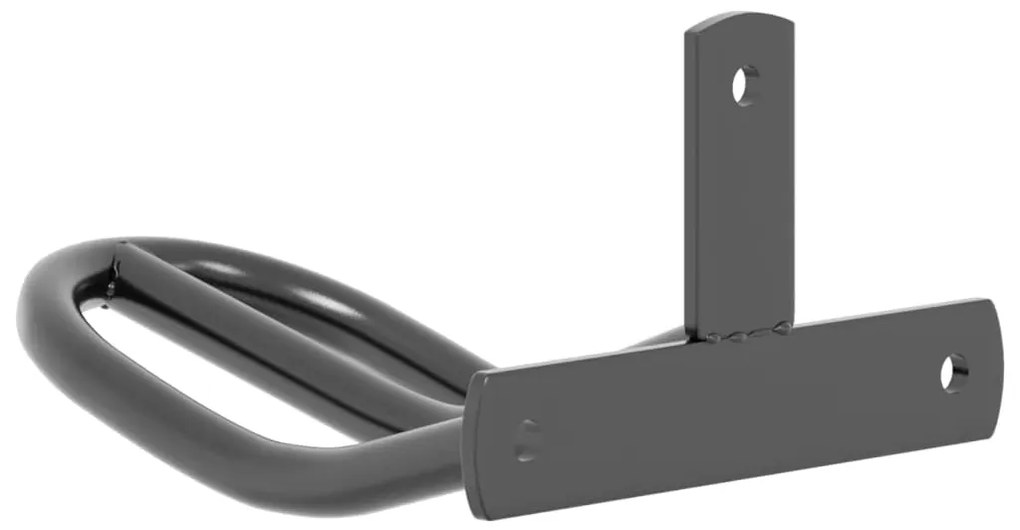 Suporte para brida de parede ferro preto