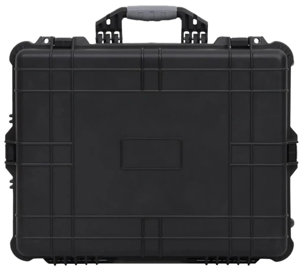 Mala de viagem com rodas 63x50x23 cm PP preto