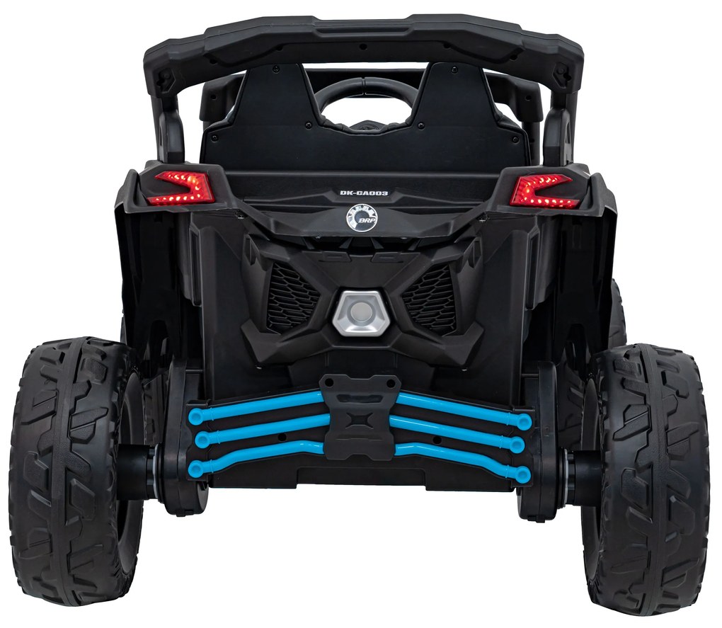 Buggy elétrico para Crianças ATV CAN-AM Maverick 24V 4x4 Rodas Espuma EVA, Assentos couro ecológico Azul