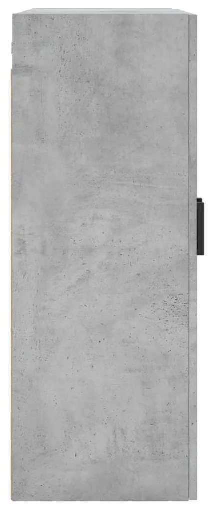 Armários de parede 2 pcs 69,5x34x90 cm cinzento cimento