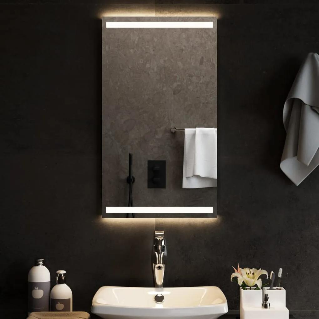 3154062 vidaXL Espelho de casa de banho com luzes LED 40x70 cm