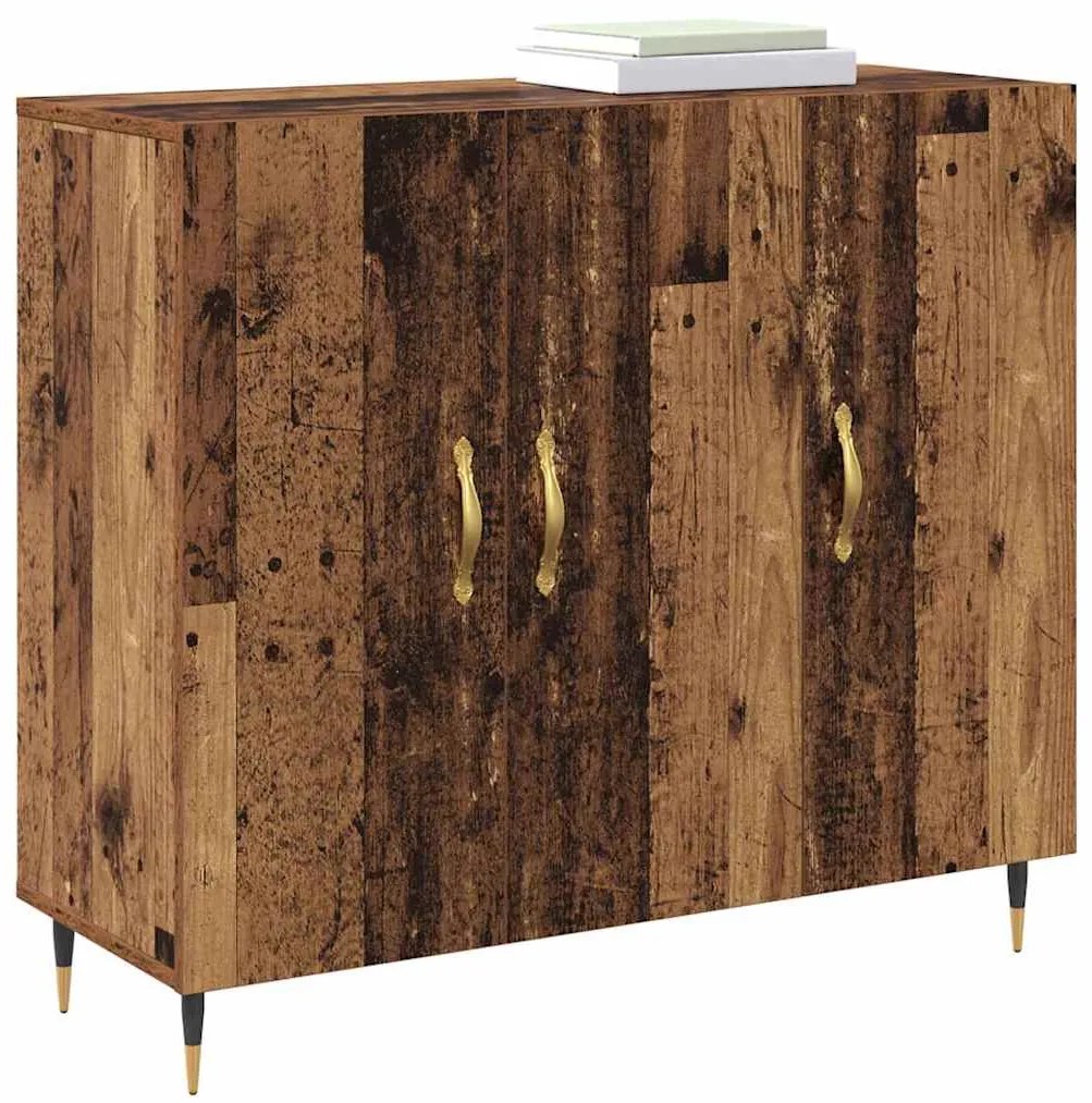 Buffet Castanho 90 x 34 x 80 cm Madeira processada