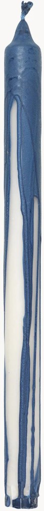 Velas de jantar com aspeto de gotejamento artesanal Dryp, conjunto de 2