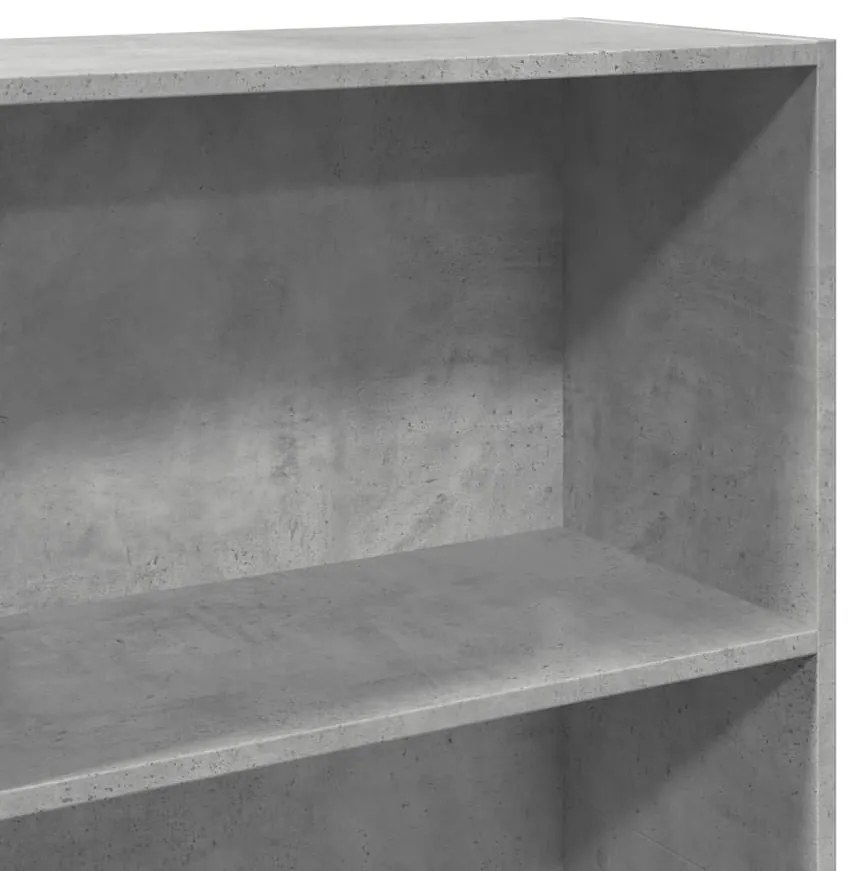 Estante 60x30x189 cm derivados de madeira cinzento cimento