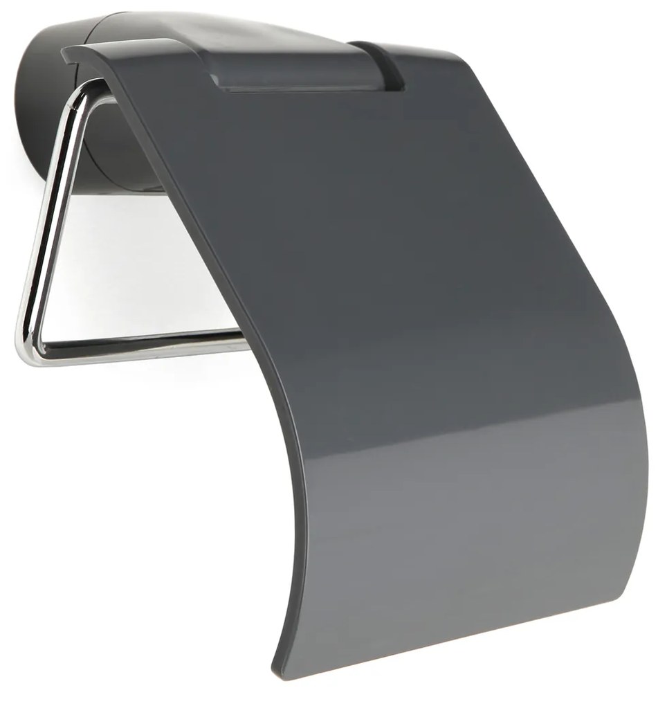 Porta-Rolo Alpha Cinza 12.5X6X12.5CM