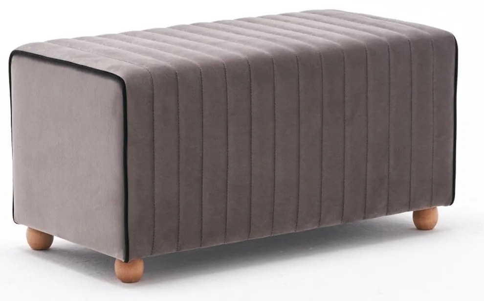 Pouffe Mabel – Mink – 80x40x40 cm